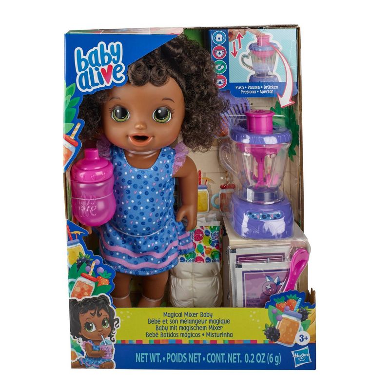 Baby Alive Magical Mixer Baby Doll - Blueberry Blast, 3 of 9