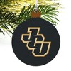 John Carroll University Primary Logo Wood Christmas Tree Holiday Ornament - 4 of 4