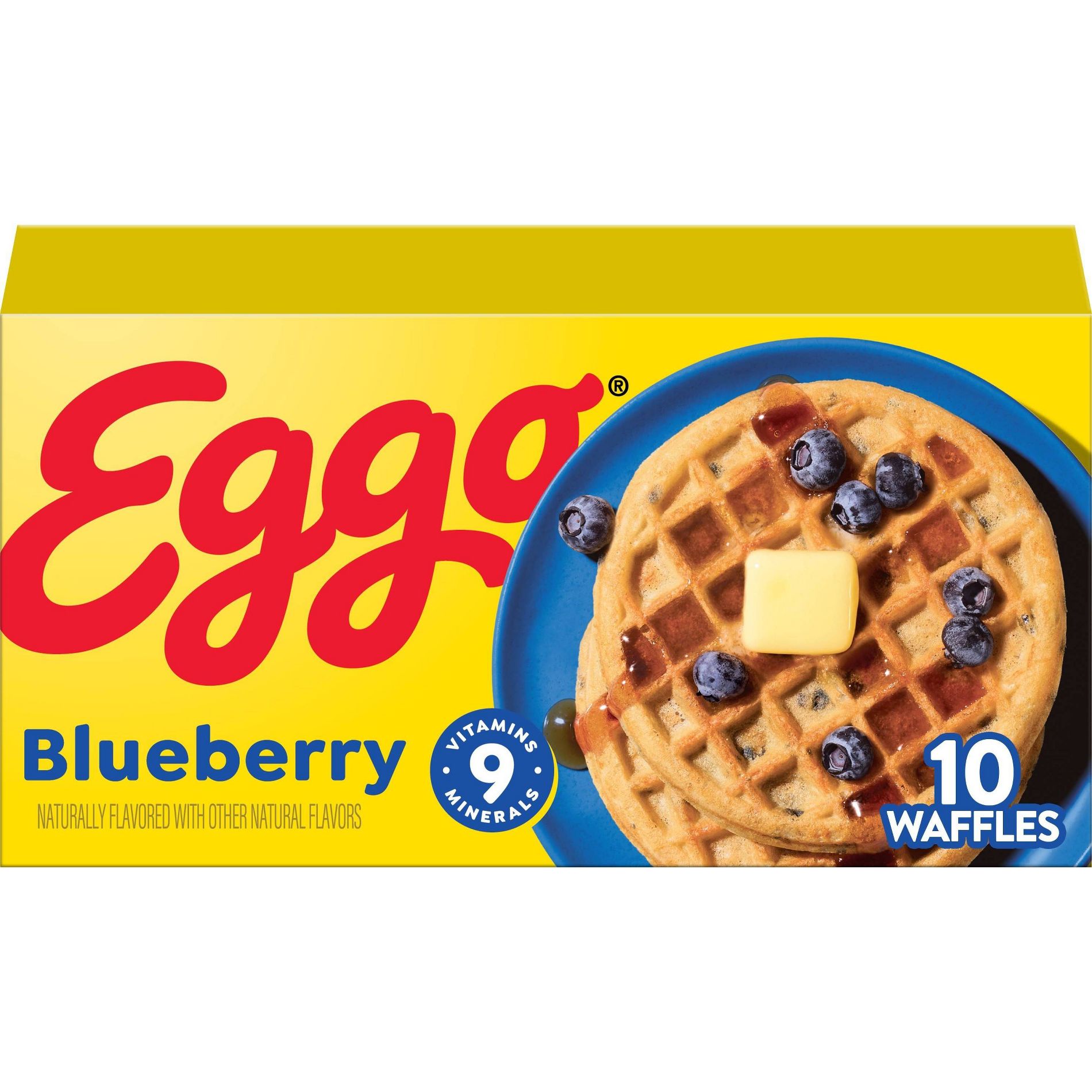 Eggo Frozen Waffles Blueberry - 12.3oz/10ct