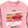 Boys' - Disney - On The Highway To Holiday Fun Graphic Long Sleeve Fleece Sweatshirt - 2 of 4