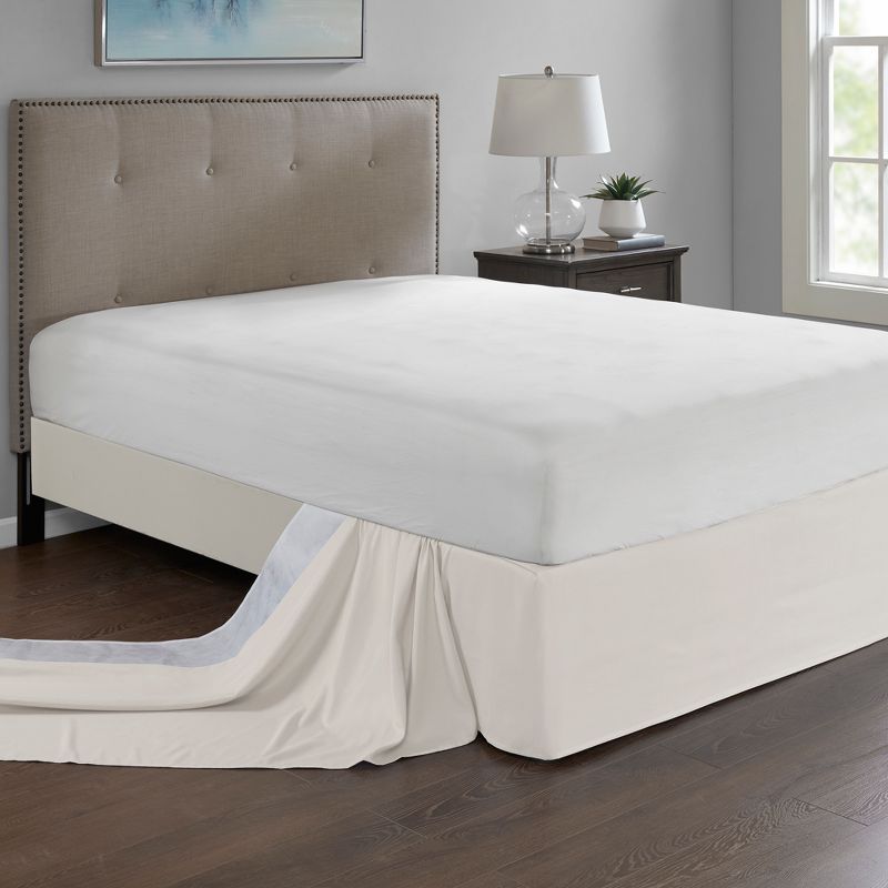 Simple Fit Wrap Around Adjustable Bed Skirt, 3 of 15