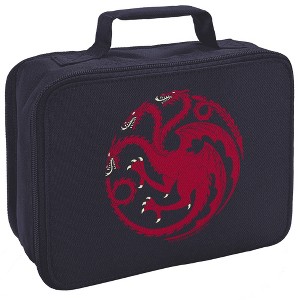 Game Of Thrones Targaryen Sigil Insulated Soft Sided Lunch Box - 1 of 4