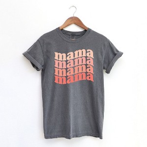 Simply Sage Market Women's Retro Mama Wave Short Sleeve Garment Dyed Tee - 1 of 2