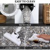 Vintage Area Rug Washable Foldable Distressed Accent Carpet Non-Skid Oriental Print Low-Pile Non-Shedding Thin Floor Mat for Bedroom - 4 of 4
