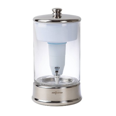 Photo 1 of ZeroWater 40 Cup Glass Water Pitcher with Ready-Pour + Free Water Quality Meter