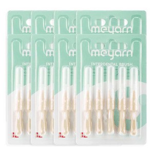 YEVYO 50 Counts Angle Interdental Brushes Between Teeth - 1 of 4