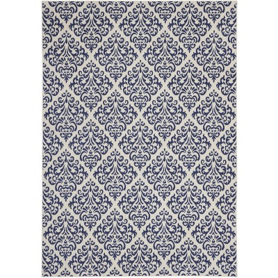 Nourison Grafix Transitional Damask Indoor Area Rug