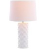 Belford Table Lamp - 18.5 Inch Height - TBL4093 - White - Safavieh - 2 of 4
