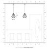 Livex Lighting Linz 1 - Light Pendant in  Brushed Nickel - 2 of 4