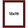 PosterPalooza | Weathered Red Picture Frame - UV Acrylic, Foam Board Backing, Hanging Hardware - 2 of 4
