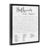 Stupell Industries Bathroom Word Search Family Fun Floating Frame Canvas Art - 2 of 4