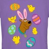 Juniors Womens Scooby Doo Bunny Ears Scooby T-Shirt - 2 of 4