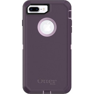 OtterBox DEFENDER SERIES Case & Holster for iPhone 7 / 8 Plus (ONLY) - Purple Nebula (Certified Refurbished) - 1 of 4