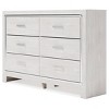 Altyra Dresser White - Signature Design by Ashley: 6-Drawer Storage, Laminated Finish, No Assembly Required - image 4 of 4