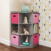 5pc Kids' Corner Cabinet Set With 4 Bins Set - Riverridge Home : Target