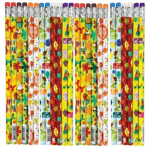 Birthday Pencils (24 Pack) - Fruity & Sweet Scents, #2 HB Lead - 1 of 3