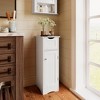 Ashland Slim Cabinet With Drawer White - Riverridge Home : Target