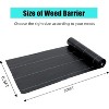 6.5ft x 300ft Premium 3oz Pro Garden Weed Barrier Landscape Fabric, Durable & Heavy-Duty Weed Block Gardening Mat, Easy Setup & Superior Weed Control - 4 of 4