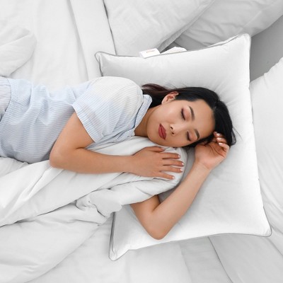 White Hypoallergenic Polyester Down Alternative Pillows Set