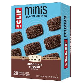 CLIF Bar Chocolate Brownie Energy Bar Minis - 19.8oz/20ct