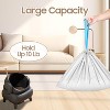 Heavy Duty Cat Litter Box Liners for Open-Top Self-Cleaning Boxes, Leak-Proof Drawstring Waste Bags - 4 of 4