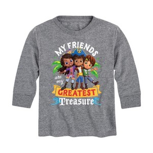 Boys' - Santiago of The Sea - My Friends Greatest Treasure Long Sleeve Graphic T-Shirt - 1 of 4