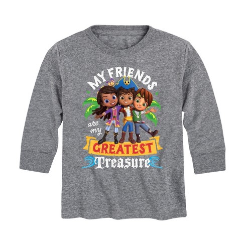 Boys' - Santiago of The Sea - My Friends Greatest Treasure Long Sleeve Graphic T-Shirt - image 1 of 4