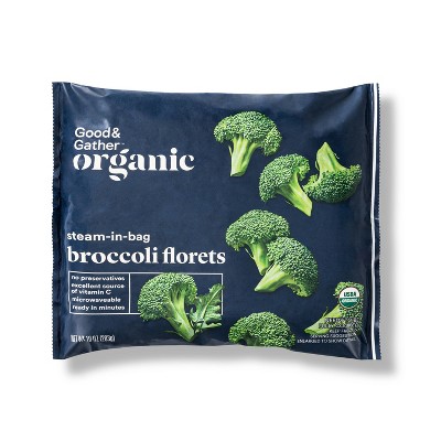 Organic Frozen Broccoli Florets - 10oz - Good &#38; Gather&#8482;