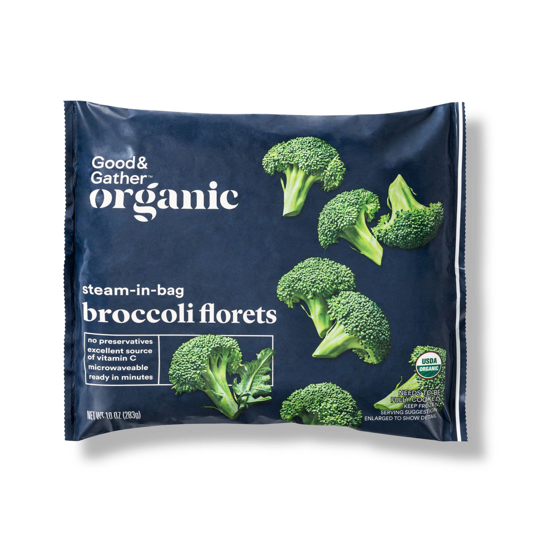 Organic Frozen Broccoli Florets - 10oz - Good & Gather™