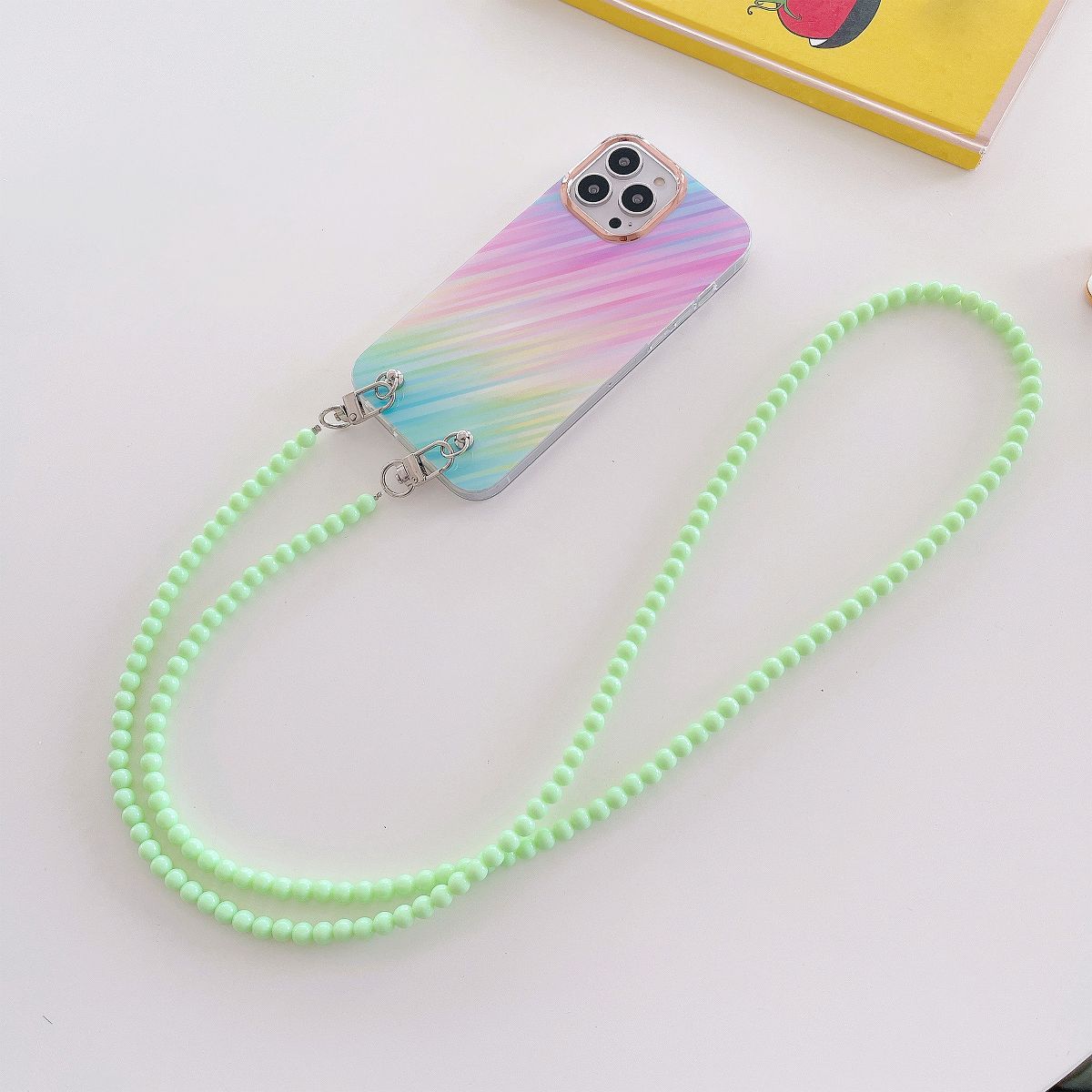 Unique Bargains Universal Anti-Drop Hanging Strap for Mobile Phones Phone Chain Light Purple 1 Pc - thumbnail 5