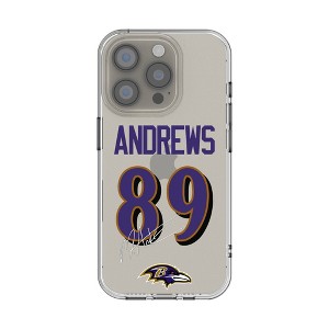 NFL Baltimore Ravens Players Game Tactic Clear Cell Phone Case for Apple iPhone - 1 of 4