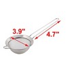 Unique Bargains Kitchen Dining Room Metal Tea Oil Spice Flour Mesh Strainer 3.9'' Dia 1 Pc - 2 of 3