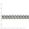 Black Bow Jewelry Men's 11.5mm Stainless Steel Heavy Flat Curb Chain Bracelet, 8.5 Inch - 2 of 4