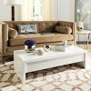Kinsley Lift - Top Coffee Table - FOX2234A - White - Safavieh Couture - 2 of 4