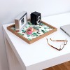 Ninola Design Deer Forest Watercolor Square Bamboo Tray - Deny Designs - 2 of 3