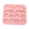 Unique Bargains Candy Making Moulds 16-Cavity Seashell Starfish Marine Candy Mould Hand Wash 6.97"x6.22"x0.67" 1 Pc - 3 of 4