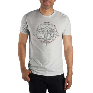 Harry Potter The Order Of The Phoenix Logo Men's White T-Shirt - 1 of 1