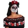 HalloweenCostumes.com  Women Women's Floral Skeleton Headband | Halloween Costume Accessories, Black/Red - 2 of 2