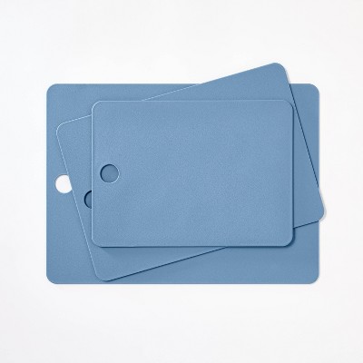 10x14 Poly Cutting Board And 2pc Knife Set Blue - Room Essentials™ :  Target