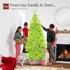 Best Choice Products Pre-Lit Lime Green Christmas Tree, Artificial Full Holiday Decoration w/ Incandescent Lights - 4 of 4