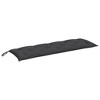 vidaXL Garden Bench Cushion Melange Anthracite 59.1"x19.7"x2.8" Fabric - 2 of 4