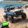 Jojoka 12V Kids Ride On Car, Electric Ride On Truck w/Parent Remote, Spring Suspension, Bluetooth Music, LED Light, 4.1Mph Max Speed - 4 of 4