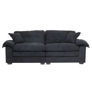NicBex 84 Inch Loveseat Sofa Modern Upholstered Comfy Chenille Fabric Sofa Couch with 2 Throw Pillows for Living Room,Apartment - 1 of 4