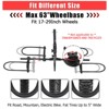 Fat Tire Bike Rack for 2 Bikes, 180Lbs Foldable Platform Carrier, Ebike Hitch Rack with 2-Inch Hitch, Fits SUV, Truck, RV - 4 of 4