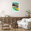 33" x 41" Towards St.Stephens by Marco Cazzulini Wood Framed Wall Art Print - Amanti Art: Modern Lithograph, Hardwood Frame, Wire Mount - 4 of 4