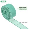 Unique Bargains Burlap Wired Edge Durable Thick Fabric Ribbons for DIY Crafts 1 Pc - 3 of 4