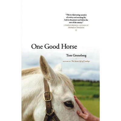 One Good Horse - by  Tom Groneberg (Paperback)