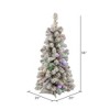 Vickerman Flocked Kodiak Spruce Artificial Christmas Tree - 2 of 3