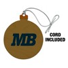 California State University Monterey Bay Secondary Logo Wood Christmas Tree Holiday Ornament - 2 of 4