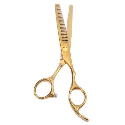Unique Bargains Portable Thinning Scissors for Long Short Thick Hard Soft Hair for Men Women 6.69 Inch Length